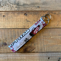 Handmade Wristlet Keychain - Aggie Fan