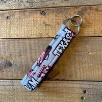 Handmade Wristlet Keychain - Aggie Fan