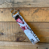 Handmade Wristlet Keychain - Aggie Fan