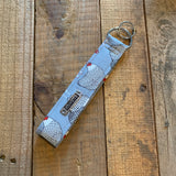 Handmade Wristlet Keychain - Count Your Chickens