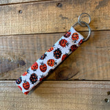 Handmade Wristlet Keychain - Lady Bug Luck