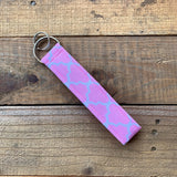Handmade Wristlet Keychain - Pink Genie