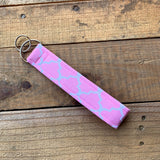 Handmade Wristlet Keychain - Pink Genie