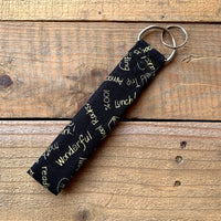 Handmade Wristlet Keychain - Teachers Rock