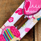 Handmade Wristlet Keychain - Life's a Hoot