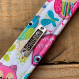 Handmade Wristlet Keychain - Life's a Hoot