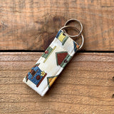 Handmade Key Fob - Birdhouses