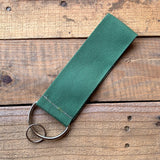 Handmade Wide Wristlet Keychain - Army