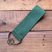 Handmade Wide Wristlet Keychain - Army