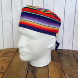 Handmade Buttoned Scrub Caps - Miscellaneous Serape