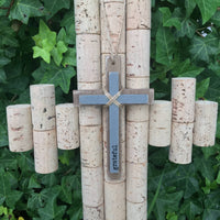 Wine Cork Cross - Grateful