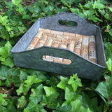 Metal Wine Cork Tray - Small 8.5" Square