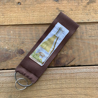 Handmade Wide Wristlet Keychain - Hog Hill