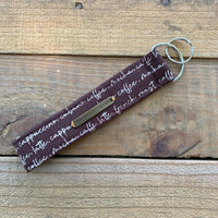 Handmade Wristlet Keychain - Java Anyone?