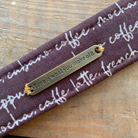 Handmade Wristlet Keychain - Java Anyone?