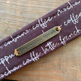 Handmade Wristlet Keychain - Java Anyone?