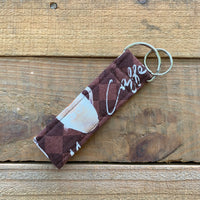 Handmade Key Fob - Cups of Java