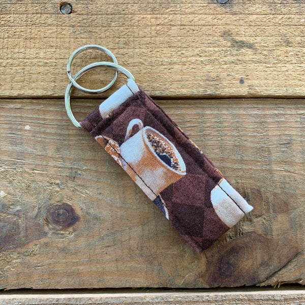 Handmade Key Fob - Cups of Java