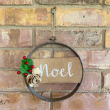 Noel Embroidery Hoop