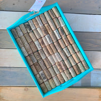 Teal Wine Cork Tray - Medium Rectangle