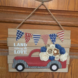 Land, Liberty & Love Door Hanger #2