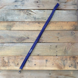 Handmade Lanyard - Blue Criss Cross