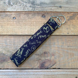 Handmade Wristlet Keychain - Teachers Rock