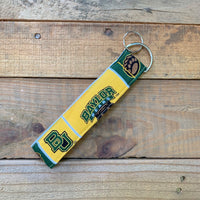 Handmade Wristlet Keychain - Baylor Bears