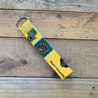 Handmade Wristlet Keychain - Baylor Bears
