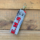 Handmade Chapstick Holder - EMS is a Team