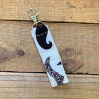 Handmade Chapstick Holder - I Moustache You