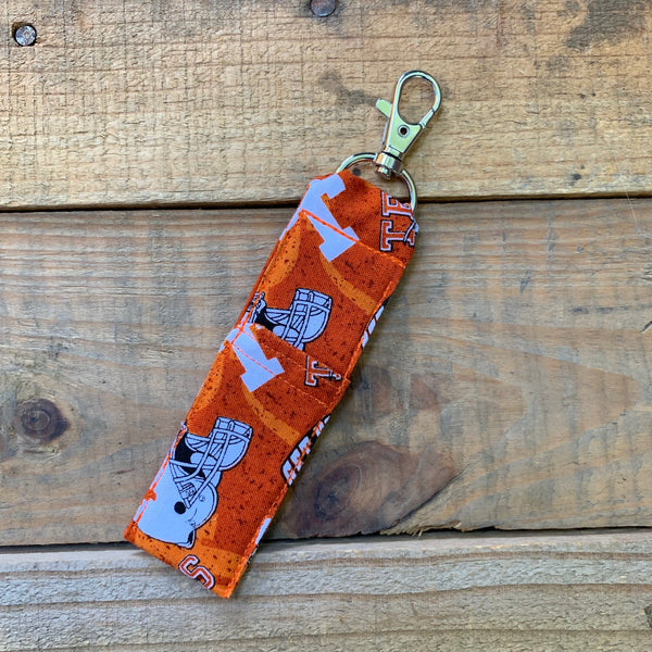 Handmade Chapstick Holder - Texas Longhorn