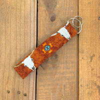 Handmade Wristlet Keychain - Southwestern Skull