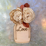 Mini Mason Jar Magnets