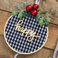 White Buffalo Check Ornament