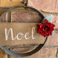Noel Embroidery Hoop 2