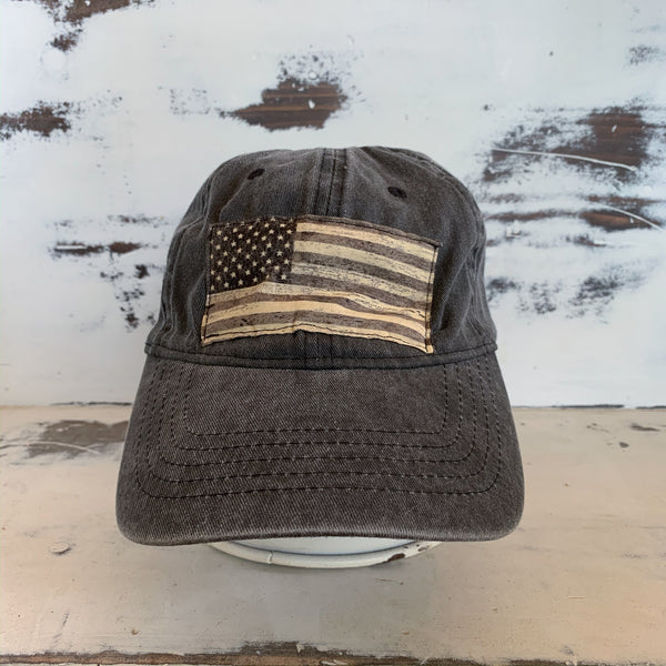 Faded Black Old Glory Hat