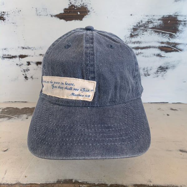 Faded Blue Blessed are the Pure in Heart Hat
