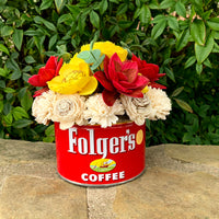 Round Folgers Can