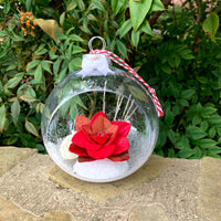 Snow Globe Woodland Ornament