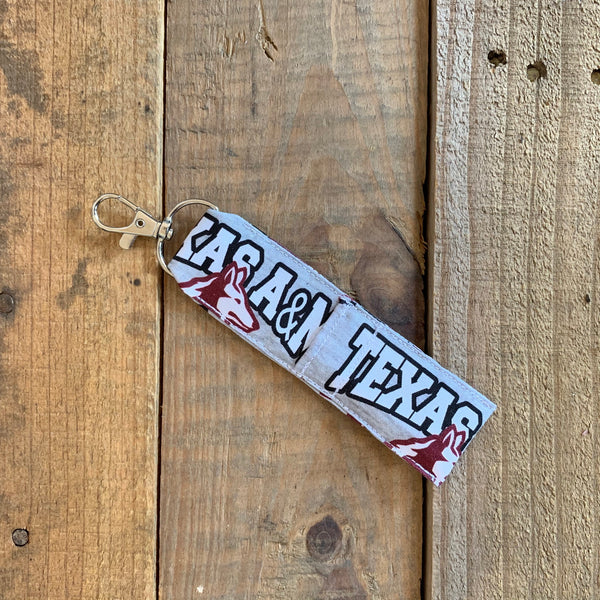 Handmade Chapstick Holder - Aggie Fan