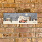 Rectangle Pallet Sign Decor - Wintry Weather