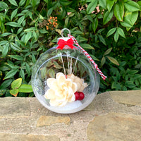 Snow Globe Woodland Ornament