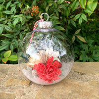Snow Globe Woodland Ornament