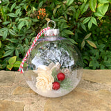 Snow Globe Woodland Ornament