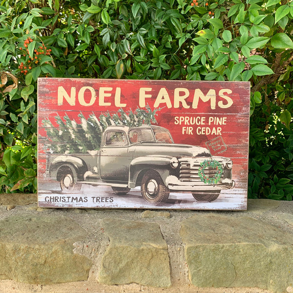Noel Farms Wood Sign