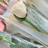 Long Stemmed Hand-made Wood Flowers