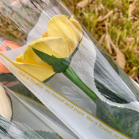 Long Stemmed Hand-made Wood Flowers