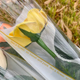 Long Stemmed Hand-made Wood Flowers