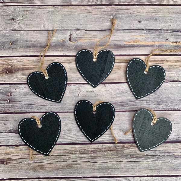 Wooden Heart Gift Tags